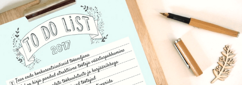 To do list 2017