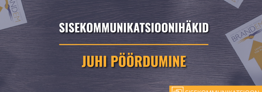 SISEKOMMUNIKATSIOONIHÄKID: JUHI PÖÖRDUMINE