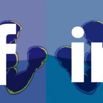 facebook vs linkedIn