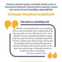 Brandem otsib strateegia konsultant-projektijuhti töökuulutus