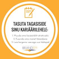 tasuta tagasiside karjäärilehele Brandemilt